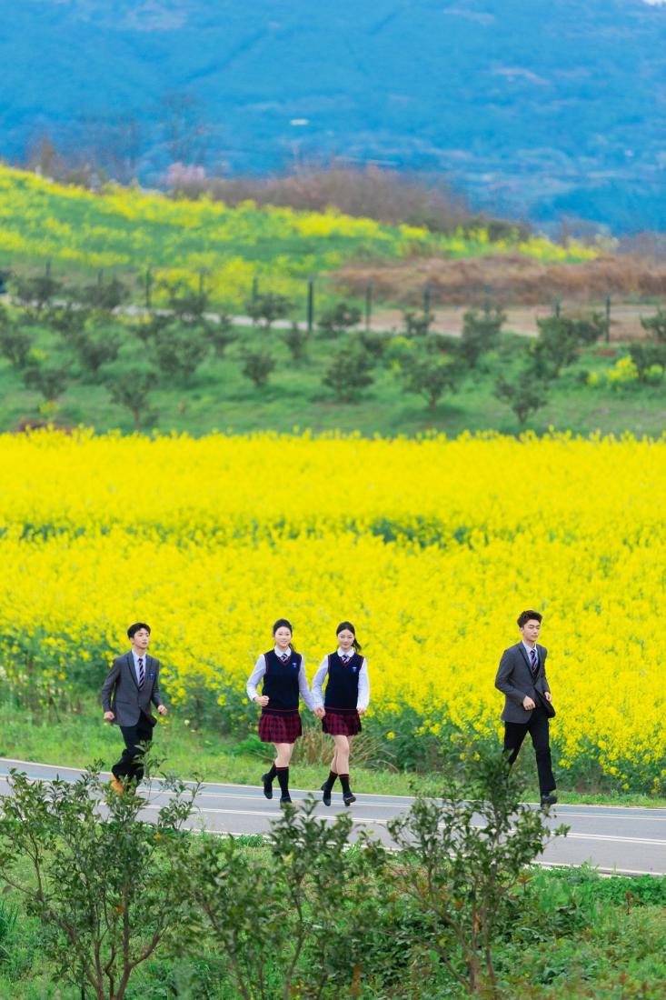 10.�Դ��ε���ʽ����ѧ���߳�У԰��ȥ����ˮ��ɽ